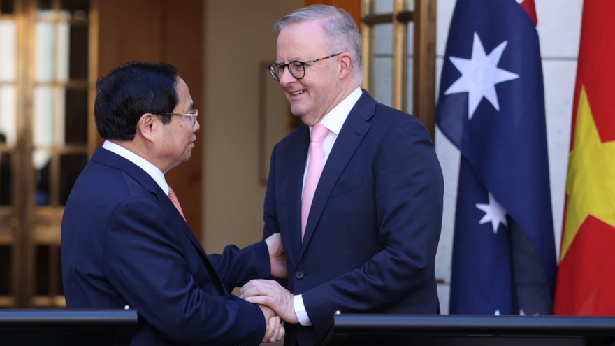Tuyên bố chung về nâng cấp quan hệ Việt Nam - Australia
